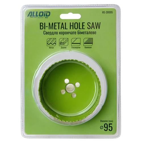 Alloid. Сверло корончатое биметаллическое  95мм - Vitol Alloid. Сверло корончатое биметаллическое  95мм