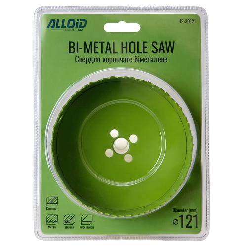 Alloid. Сверло корончатое биметаллическое 121мм - Vitol Alloid. Сверло корончатое биметаллическое 121мм