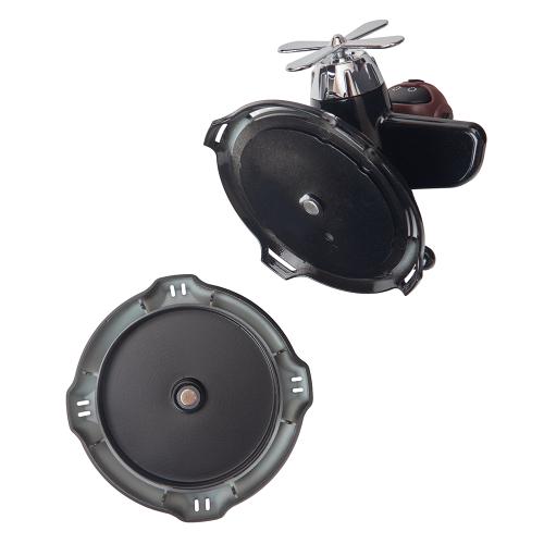 Ароматизатор Robot Pilot на сонячній батареї, чорний - Vitol Ароматизатор Robot Pilot на сонячній батареї, чорний