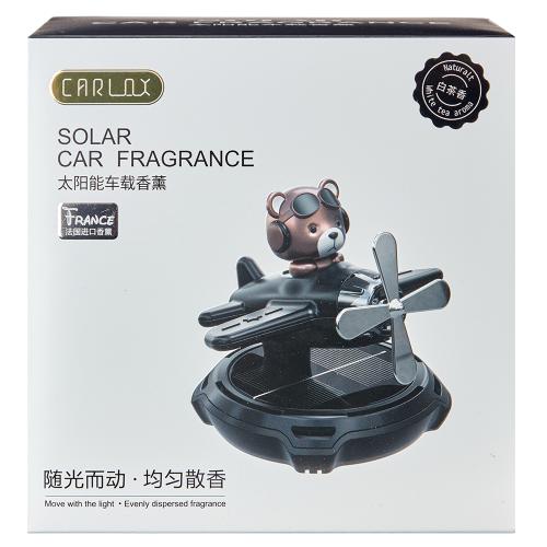 Ароматизатор Pilot Bear на сонячній батареї, помаранчевий - Vitol Ароматизатор Pilot Bear на сонячній батареї, помаранчевий