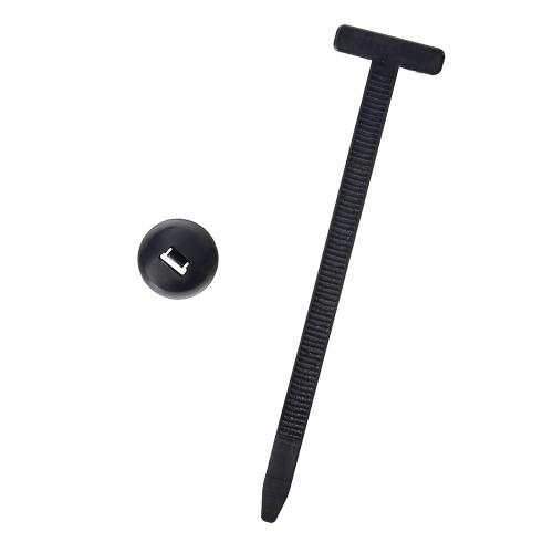 Хомут пластиковый с креплением Alloid 20*90мм 25шт/уп чёрный - Vitol Хомут пластиковый с креплением Alloid 20*90мм 25шт/уп чёрный