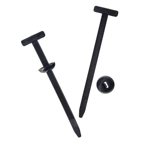 Хомут пластиковый с креплением Alloid 20*90мм 25шт/уп чёрный - Vitol Хомут пластиковый с креплением Alloid 20*90мм 25шт/уп чёрный