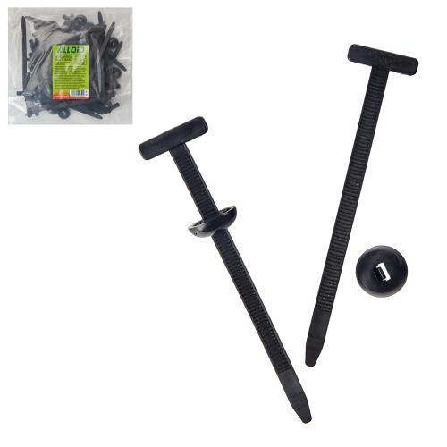 Хомут пластиковий Alloid 20*90мм 50шт/уп чорний - Vitol Хомут пластиковий Alloid 20*90мм 50шт/уп чорний