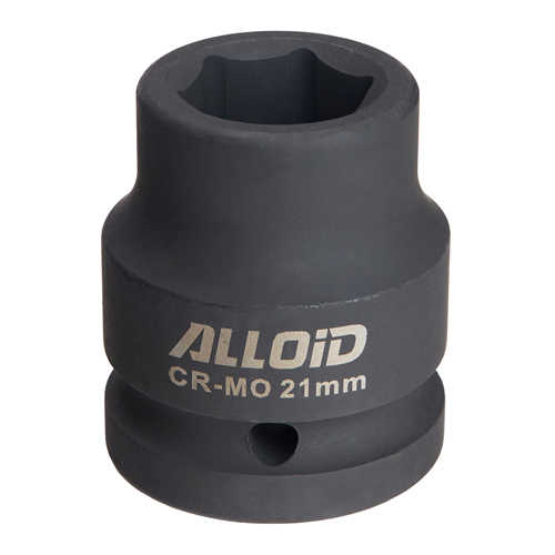 Торцева головка ударна 1/2"DR, 21 мм. Alloid. GU-50121 - Vitol Торцева головка ударна 1/2"DR, 21 мм. Alloid. GU-50121
