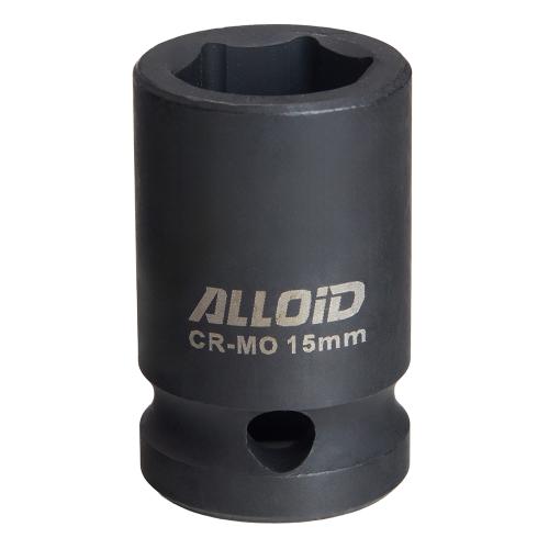 Торцева головка ударна 1/2"DR, 15 мм. Alloid. GU-50115 - Vitol Торцева головка ударна 1/2"DR, 15 мм. Alloid. GU-50115