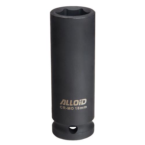 Торцева головка ударна глибока 1/2"DR, 18 мм. Alloid. GUG-51118 - Vitol Торцева головка ударна глибока 1/2"DR, 18 мм. Alloid. GUG-51118