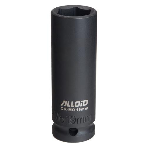 Alloid.Торцевая головка ударная высокая 1/2", 19 мм. - Vitol Alloid.Торцевая головка ударная высокая 1/2", 19 мм.