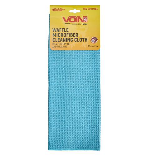 Салфетка микрофибра вафельная VSC-4040 WGL 40*40 см - Vitol Салфетка микрофибра вафельная VSC-4040 WGL 40*40 см