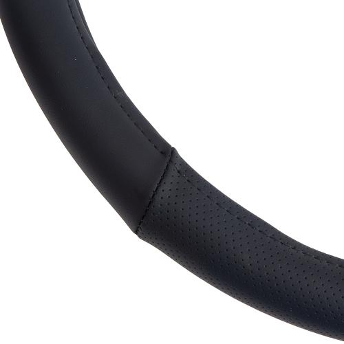 Чехол руля  VLOD-A2699 BK L черн/БО - Vitol Чехол руля  VLOD-A2699 BK L черн/БО