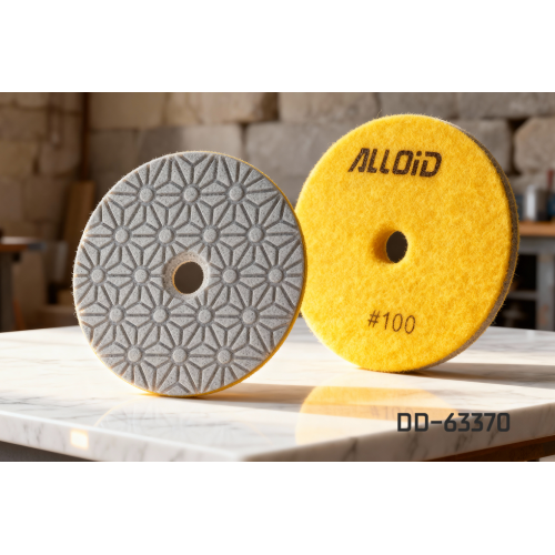 Alloid Pro. Круг алмазний шліфувальний на липучці STAR 100 мм, зерно 100 - Vitol Alloid Pro. Круг алмазний шліфувальний на липучці STAR 100 мм, зерно 100