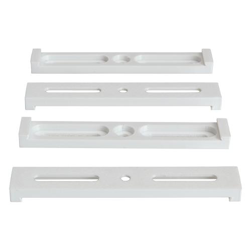 Держатель номера безкорпусной пластиковый белый - Vitol Держатель номера безкорпусной пластиковый белый