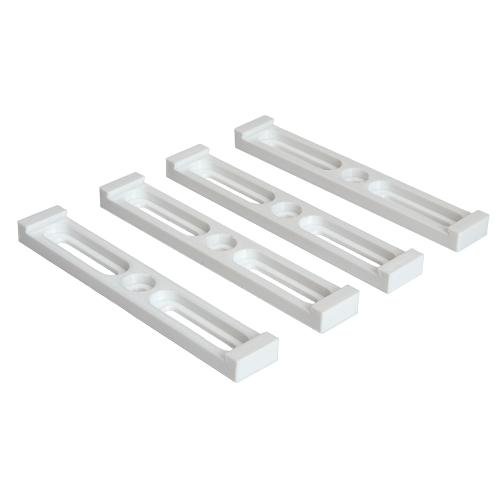 Держатель номера безкорпусной пластиковый белый - Vitol Держатель номера безкорпусной пластиковый белый