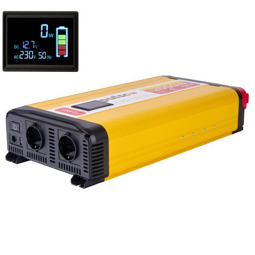   PULSO/ISU-2000/12V-220V/2000W/LCD/USB-5VDC2.0A/./