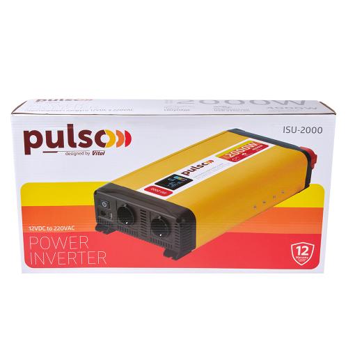   PULSO/ISU-2000/12V-220V/2000W/LCD/USB-5VDC2.0A/./