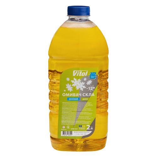 Омыватель стекол зимний VITOL "-12" Дыня 2л - Vitol Омыватель стекол зимний VITOL "-12" Дыня 2л