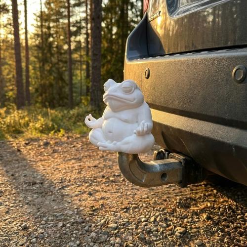 Защитный колпачок фаркопа «Жаба белая» - Vitol Защитный колпачок фаркопа «Жаба белая»