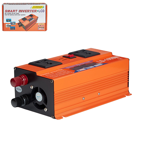 Перетворювач 1000W 12V/24V + LCD - Vitol Перетворювач 1000W 12V/24V + LCD