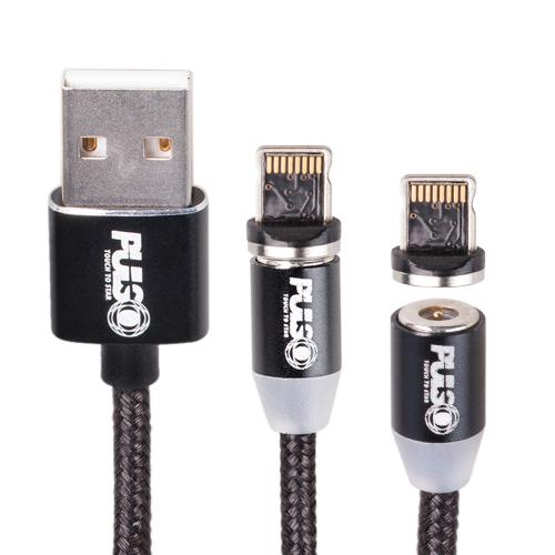    PULSO USB - Lightning 2,4, 1m, black ( ) (MC-2301L BK)