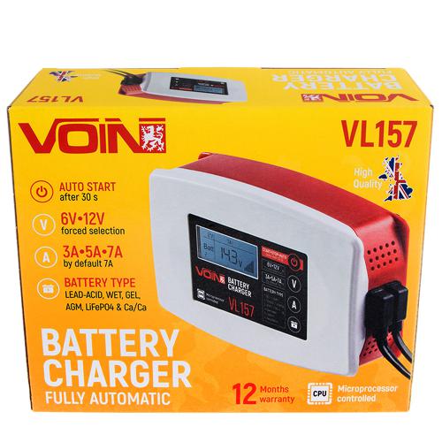  -  VOIN VL-157 6&12V/3-5-7A/3-120AHR/LCD/ (VL-157)