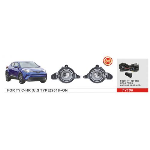  . Toyota CHR 2018-19/TY-106/U.S TYPE/H11-12V55W/. (TY-106)