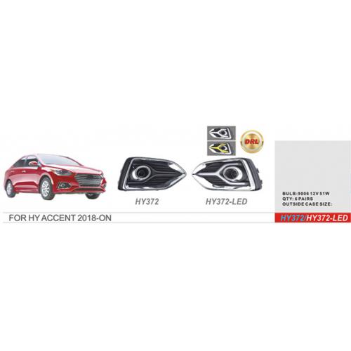  .  Hyundai Accent/2018-/HY-372W/HB4(9006)-12V51W/. (HY-372W)