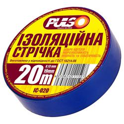 Изолента PULSO PVC 20м синяя (ІС 20С)