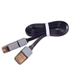  PULSO USB - Micro USB/Apple 1m black () (CP-002BK)