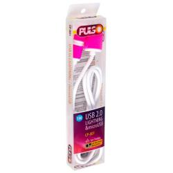  PULSO USB - Micro USB/Apple 1m pink () (CP-001P)