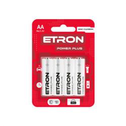 ETRON Power Plus R6-AA Blister Zinc-Carbon, 4 pcs (R6-AA-C4)