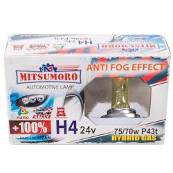  MITSUMORO 4 24v   70/75w P43t  +100 anti fog effect (, ) (M74430 FG/2)
