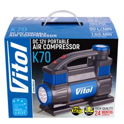 ���������� "ViTOL" K-70 150psi/23Amp/90�/2 ��������/����� 5,0�/������