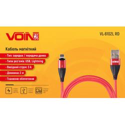   VOIN USB - Lightning 3, 2m, red (  /  ) (VL-6102L RD)