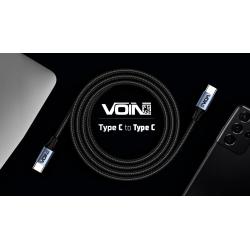 ������ VOIN Type C - Type C 5�/20V, QC4.0/PD 2m, black (������ ������� / �������� �����)