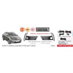  .  Toyota Corolla 2016-18/TY-577L1-A/H11-12V55W+DRL-3W/3W/FOG+DRL+TURN/e. (TY-577L1-A 31)