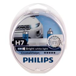  Philips Crystal Vision H7 12V 55W PX26d 2  (12972CVSM)