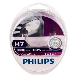  Philips Vision Plus H7 +60% 12V 55W PX26d 2  (12972VPS2)