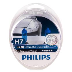  Philips Diamond Vision H7 12V 55W PX26d 2  (12972DVS2)