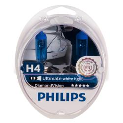  Philips Diamond Vision H4 12V 60/55W P43t 2  (12342DVS2)