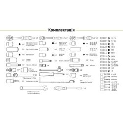 ������������� ����� ����������� 1/4" & 3/8"&1/2" , 218 ����� (��-4218�) Alloid