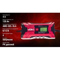  -  VOIN VL-144 6&12V/0.8-4.0A/3-120AHR/LCD/ (VL-144)