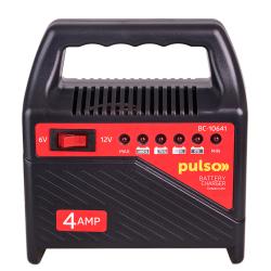 Зарядний пристрій PULSO BC-10641 6&12V/4A/10-60AHR/світлодіодн.індик.