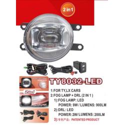  .  Toyota Cars/TY-8032L/LED-12V9W900Lm+DRL-12V2W200Lm/FOG+DRL/e. (TY-8032-LED 21)