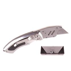 Нож складной строительный HENSTRONG H-K201159 + 5 запасных лезвий (H-K201159)