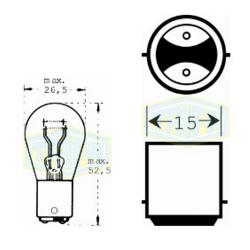       -    Trifa 12V 21/5W BA15d (00364)