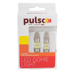  PULSO//LED SV8.5/T11x31mm/4 SMD-5730/9-18v/130Lm (LP-62031)