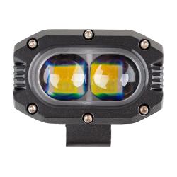 ���� �������� ����� WLP-20S8 SPOT 2Led*20W (102*66*95)/ 9-36V/40W/4300K-6000K