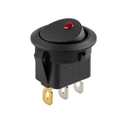  on-off   12V  3pin Red 23*23*16 20A (YJ-WC02R)