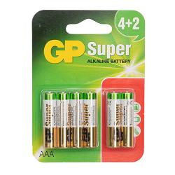  GP SUPER ALKALINE 1.5V 24A-U6  ,  LR03, AAA  (4891199134265)