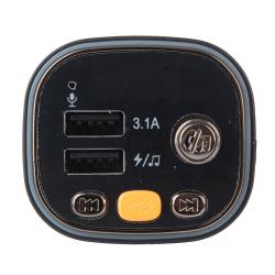  FM, VOIN W-3320, 12-24V 2 USB 3,1A, Bluetooth 5.0, Hands-free, ambient light (W-3320)