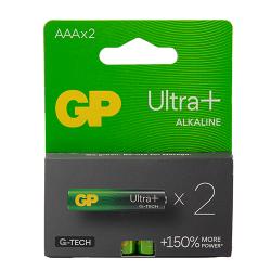  GP ULTRA PLUS ALKALINE 1.5V 24AUP21-SB2 , LR03 AUP, AAA (4891199218163)